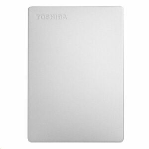 TOSHIBA HDD CANVIO SLIM 2TB, 2, 5", USB 3.2 Gen 1, strieborná / silver vyobraziť