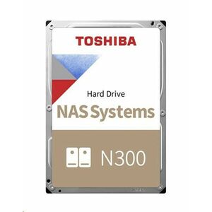 TOSHIBA HDD N300 NAS 10 TB, SATA III, 7200 rpm, 256 MB cache, 3, 5", RETAIL vyobraziť