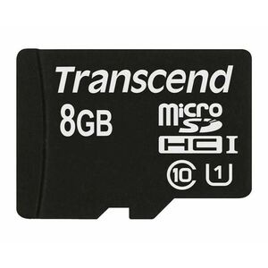 TRANSCEND MicroSDHC karta 8GB Premium, Class 10 UHS-I 300x, bez adaptéra vyobraziť