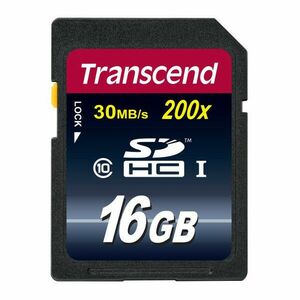 Transcend 16GB SDHC (Class 10) UHS-I 200x (Premium) pamäťová karta vyobraziť