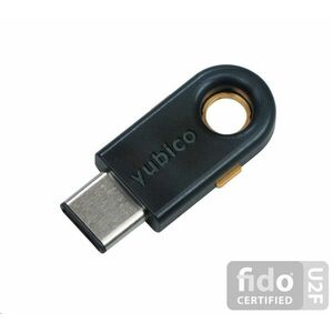 YubiKey 5C - USB-C, kľúč/token s viacfaktorovou autentizáciou, podpora OpenPGP a Smart Card (2FA) vyobraziť