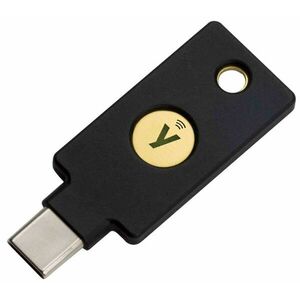 YubiKey 5C NFC - USB-C, kľúč/token s viacfaktorovou autentizáciou (NFC, MIFARE), podpora OpenPGP a Smart Card (2FA) vyobraziť