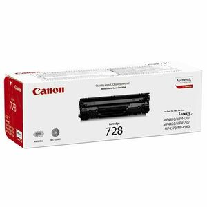 Canon originál toner 728 BK, 3500B002, black, 2100str. vyobraziť