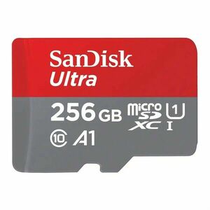 SANDISK ULTRA MICROSDXC 256 GB + SD ADAPTER 150 MB/S A1 CLASS 10 vyobraziť