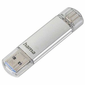 HAMA 124162 FLASH PEN LAETA, USB-C/USB-A 3.1, 32 GB, 40 MB/S, STRIEBORNY vyobraziť