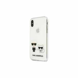 Puzdro Karl Lagerfeld iPhone XS Max KLHCI65CKTR hardcase PC/TPU IK + Choupette Transparent vyobraziť