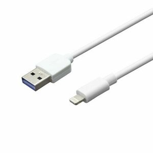 mobilNET dátový kábel USB - Lightning, 2A, 1M, Eko balenie, biela vyobraziť