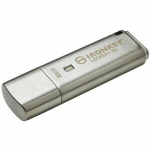 Kingston IronKey Locker+ 50/32GB/145MBps/USB 3.1/USB-A/Stříbrná vyobraziť