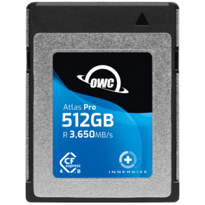 OWC CFexpress Atlas Pro R3650/W3000/SW800 (Type B) G4 - 512GB vyobraziť