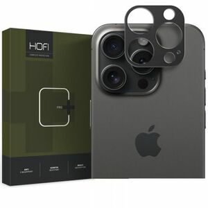 HOFI Alucam Pro ochranné sklo na kameru na iPhone 15 Pro / 15 Pro Max, čierne vyobraziť