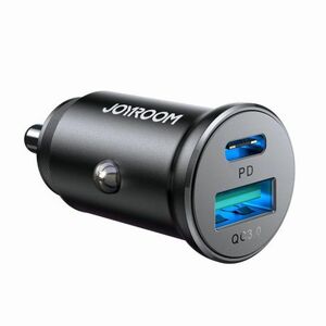 Joyroom JR-CCN05 autonabíjačka USB / USB-C 30W, čierna vyobraziť