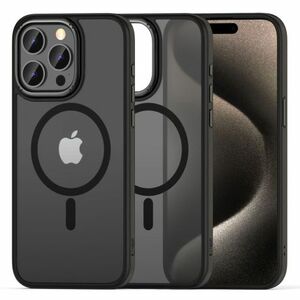 Tech-Protect Magmat MagSafe kryt na iPhone 15 Pro, čierny vyobraziť