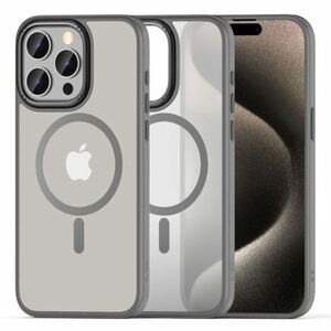 Tech-Protect Magmat MagSafe kryt na iPhone 15 Pro Max, titanium vyobraziť