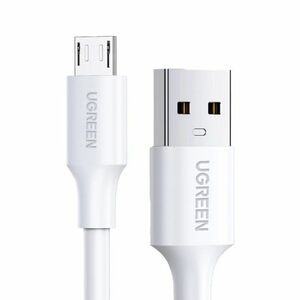 Ugreen US289 kábel USB / Micro USB 0.5m, biely vyobraziť