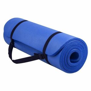 MG Gymnastic Yoga Premium protišmyková podložka na cvičenie 10mm + obal, modrá (WNSP-BLUE) vyobraziť