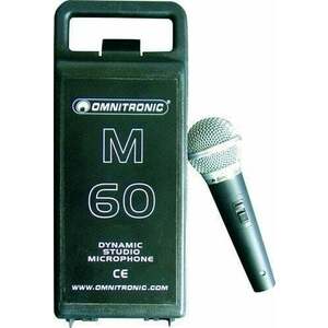 Omnitronic M-60 Vokálny dynamický mikrofón vyobraziť