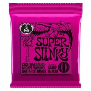 Ernie Ball 3223 Super Slinky 3-Pack vyobraziť