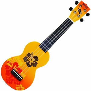Mahalo Hibiscus Sopránové ukulele Hibiscus Orange Burst vyobraziť