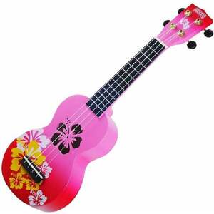 Mahalo Hibiscus Sopránové ukulele Hibiscus Red Burst vyobraziť
