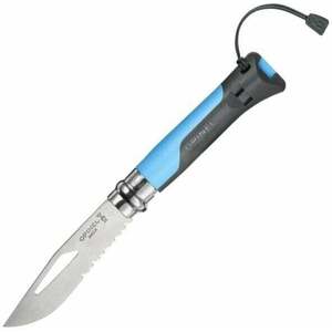 Opinel N°08 Stainless Steel Outdoor Plastic Blue Blue Turistický nôž vyobraziť