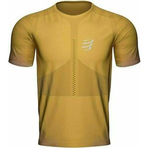 Compressport Racing T-Shirt Honey Gold XL Bežecké tričko s krátkym rukávom vyobraziť