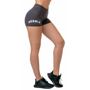 Nebbia Classic Hero High-Waist Shorts Marron XS Fitness nohavice vyobraziť