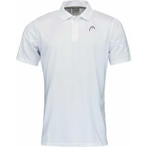 Head Club 22 Tech Polo Shirt Men White M Tenisové tričko vyobraziť