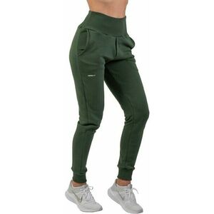 Nebbia High-Waist Loose Fit Sweatpants "Feeling Good" Dark Green S Fitness nohavice vyobraziť