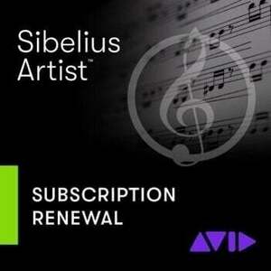 AVID Sibelius 1Y Subscription - Renewal (Digitálny produkt) vyobraziť