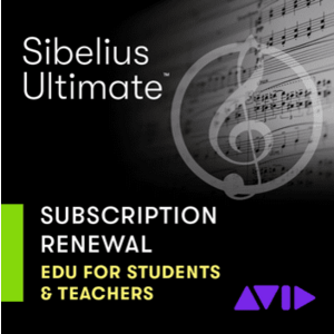 AVID Sibelius Ultimate 1Y Subscription - EDU (Renewal) (Digitálny produkt) vyobraziť
