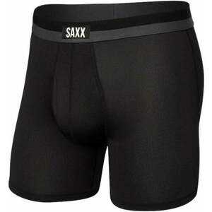 SAXX Sport Mesh Boxer Brief Black L Fitness bielizeň vyobraziť