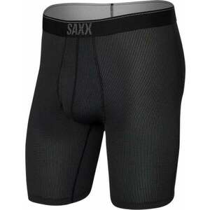 SAXX Quest Long Leg Boxer Brief Black II M Fitness bielizeň vyobraziť