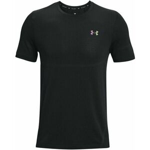 Under Armour Men's UA Rush Seamless Legacy Short Sleeve Black/Black S Fitness tričko vyobraziť