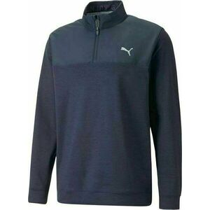 Puma Cloudspun Colorblock 1/4 Zip Mens Sweater Navy Blazer/Navy Blazer L vyobraziť