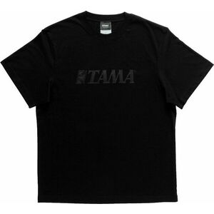 Tama Tričko T-Shirt Black with Black Logo Unisex Black XL vyobraziť