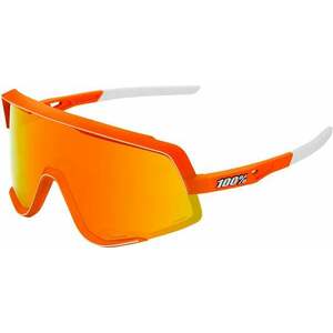 100% Glendale Soft Tact Neon Orange/HiPER Red Multilayer Mirror Lens Cyklistické okuliare vyobraziť