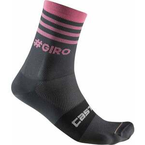 Castelli Giro 13 Stripe Sock Gray/Rosa S/M Cyklo ponožky vyobraziť