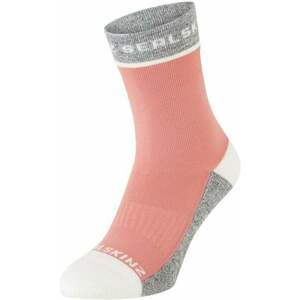 Sealskinz Foxley Mid Length Women's Active Sock Pink/Light Grey/Cream L/XL Cyklo ponožky vyobraziť