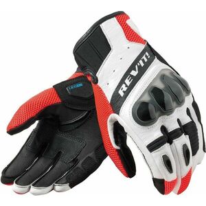 Rev'it! Gloves Ritmo Black/Neon Red 3XL Rukavice vyobraziť