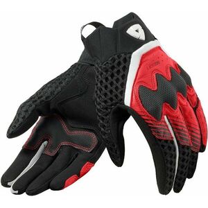 Rev'it! Gloves Veloz Ladies Black/Red XL Rukavice vyobraziť