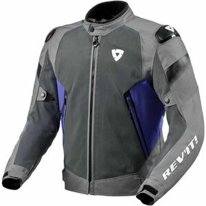 Rev'it! Jacket Control Air H2O Grey/Blue L Textilná bunda vyobraziť