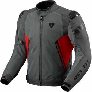 Rev'it! Jacket Control Air H2O Grey/Red 3XL Textilná bunda vyobraziť