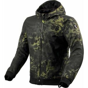 Rev'it! Jacket Saros WB Black/Dark Green XL Textilná bunda vyobraziť