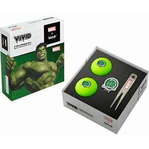 Volvik Marvel Hulk 2 Pack Golf Balls Plus Marker and Pitchfork vyobraziť