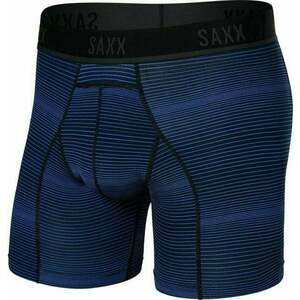 SAXX Kinetic Boxer Brief Variegated Stripe/Blue M Fitness bielizeň vyobraziť