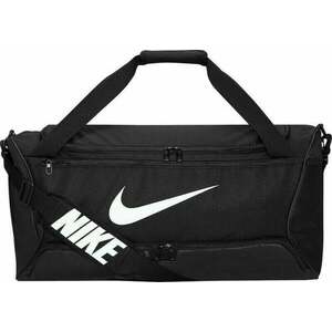 Nike Brasilia 9.5 Duffel Bag Black/Black/White 60 L Športová taška vyobraziť