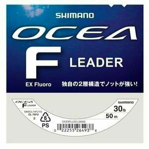 Shimano Fishing Ocea EX Fluoro Leader Číra 0, 476 mm 30 lb 50 m vyobraziť