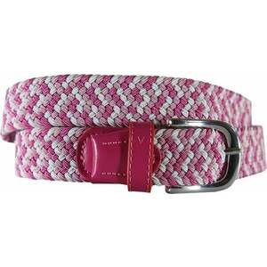 Alberto Multicolor Braided Belt White/Pink 90 vyobraziť