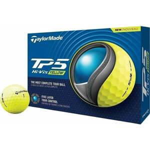 TaylorMade TP5 Golf Balls Yellow 2024 vyobraziť