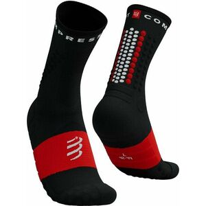 Compressport Ultra Trail Socks V2.0 Black/White/Core Red T3 Bežecké ponožky vyobraziť